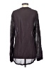 XCVI 100% Rayon Brown Long Sleeve Blouse Size S - photo 2