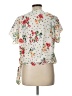 Weston 100% Polyester Ivory Short Sleeve Blouse Size L - photo 2