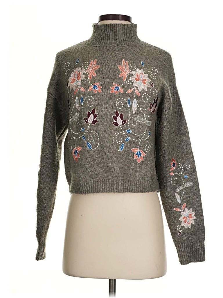 Pre-owned Jun & Ivy Pullover Sweater In Gray