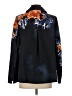 Ellen Tracy Floral Blue Jacket Size 4 - photo 2
