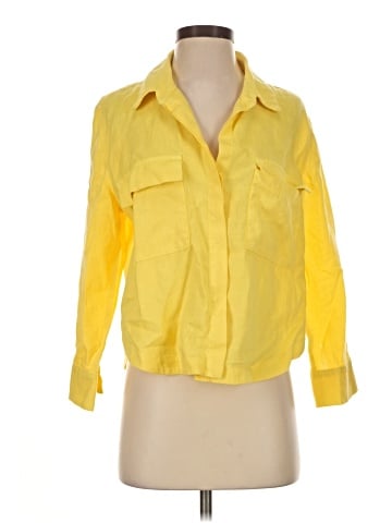 L'Agence 3/4 Sleeve Button-Down Shirt (view 1)