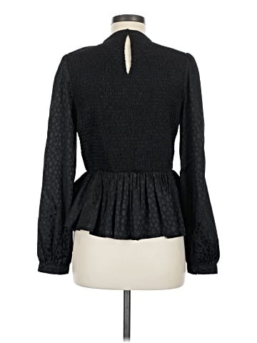 Topshop Long Sleeve Blouse (view 2)