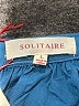 Solitaire 100% Rayon Blue 3/4 Sleeve Blouse Size L - photo 7