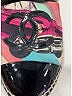 Chanel Multi Color Blue Fabric Patent CC Espadrilles Size EU 39 - photo 3