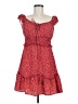 Unbranded 100% Polyester Polka Dots Red Casual Dress Size M - photo 1