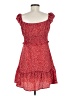 Unbranded 100% Polyester Polka Dots Red Casual Dress Size M - photo 2