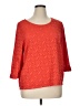 Rebecca Malone 100% Polyester Orange 3/4 Sleeve Blouse Size XL (petite) - photo 1