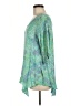 Lost River 100% Rayon Green 3/4 Sleeve Blouse Size M - photo 5
