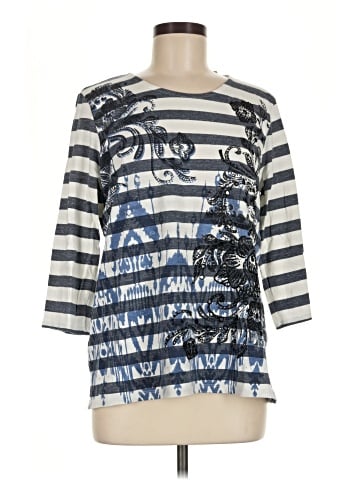 Zenergy by Chico's 3/4 Sleeve T-Shirt (view 1)