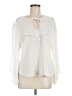 Volcom 100% Viscose Ivory Long Sleeve Blouse Size M - photo 1