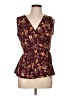 Weston Burgundy Sleeveless Blouse Size L - photo 1