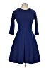 Gap Solid Blue Cocktail Dress Size 0 - photo 1