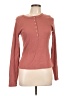 SO Brown Long Sleeve Henley Size L - photo 1