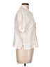 Chico's 100% Linen Ivory Short Sleeve Blouse Size Lg (2) - photo 4