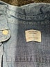 Crewcuts 100% Cotton Chevron-herringbone Blue Long Sleeve Button-Down Shirt Size 12 - photo 3