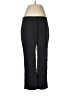 Apt. 9 Solid Black Casual Pants Size 8 Petite - photo 1