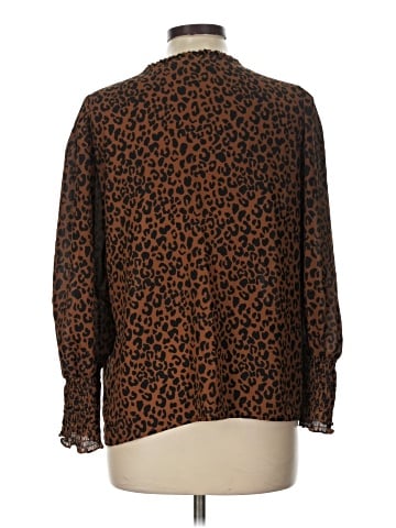 Aqua 3/4 Sleeve Blouse (view 2)