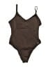 Nike Solid Brown One Piece Swimsuit Size L - photo 1
