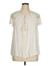 Old Navy Ivory Short Sleeve Blouse Size XL - photo 1