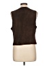 Gap 100% Acetate Brown Vest Size L - photo 2