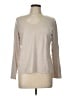 T Tahari Tan Long Sleeve Top Size L - photo 1