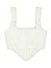 Forever 21 Solid Ivory Swimsuit Top Size M - photo 2