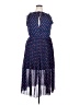 Maison Jules 100% Polyester Polka Dots Blue Cocktail Dress Size XXL - photo 1