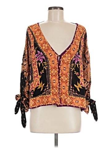 Free People 3/4 Sleeve Blouse (view 1)