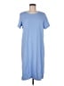 Jessica Simpson Solid Blue Casual Dress Size M - photo 1