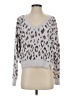 Michael Stars Animal Print Silver Pullover Sweater Size XS - photo 1