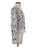 Michael Stars Animal Print Silver Pullover Sweater Size XS - photo 4