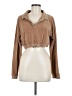 Eye Candy Brown Long Sleeve Blouse Size M - photo 1