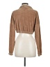 Eye Candy Brown Long Sleeve Blouse Size M - photo 2