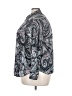 Chaps 100% Cotton Paisley Gray 3/4 Sleeve Blouse Size 3X - photo 5