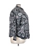 Chaps 100% Cotton Paisley Gray 3/4 Sleeve Blouse Size 3X - photo 4