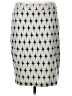 Renee C. Graphic Gray Casual Skirt Size L - photo 1