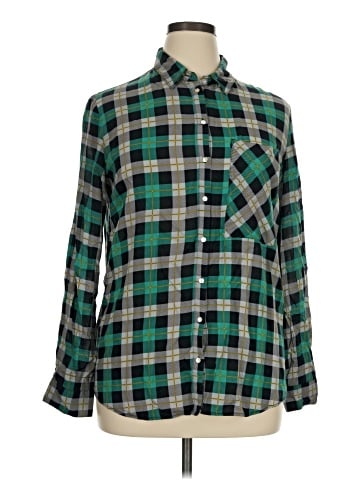Velvet Heart Long Sleeve Button-Down Shirt (view 1)