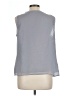 Sharagano Silver Sleeveless Blouse Size L - photo 2