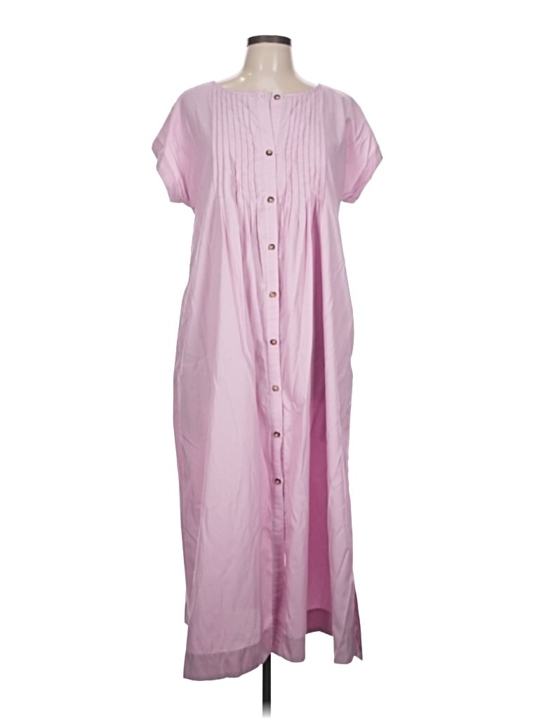 Ciao Lucia Casual Dress - Shirtdress: Pink Dresses - Used - Size Large