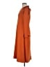 Ann Taylor 100% Polyester Orange Casual Dress Size 8 - photo 5