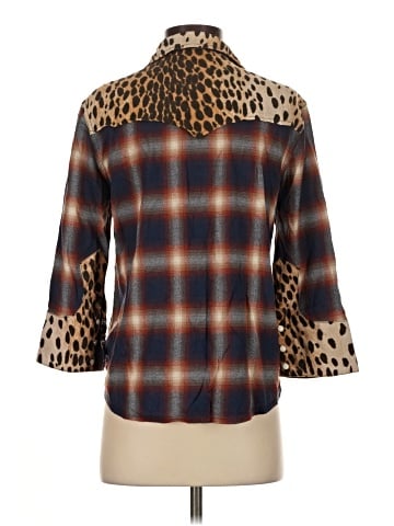 R13 3/4 Sleeve Button-Down Shirt (view 2)