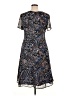 North Style 100% Polyester Paisley Blue Casual Dress Size 14 - photo 2