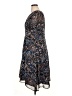 North Style 100% Polyester Paisley Blue Casual Dress Size 14 - photo 5