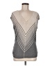 Max Studio Silver Sleeveless Top Size M - photo 1