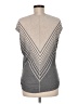 Max Studio Silver Sleeveless Top Size M - photo 2