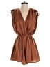 Cupshe 100% Polyester Solid Brown Romper Size S - photo 1