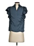 Veronica Beard 100% Polyester Teal Sleeveless Blouse Size 0 - photo 2