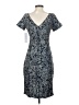 JS Collections 100% Polyester Paisley Blue Cocktail Dress Size 2 - photo 2