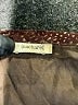 Cacharel 100% Silk Animal Print Brown Silk Skirt Size 12 - photo 4