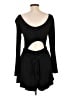 American Eagle Outfitters Solid Black Romper Size L - photo 2